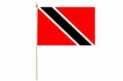 Drapeau avec Hampe Trinit-et-Tobago 30 x 45 cm