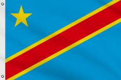 Drapeau Congo RDC Zaire 90 x 150 cm