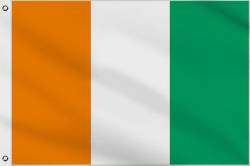 Drapeau Cte d'Ivoire 90 x 150 cm