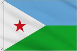 Drapeau Djibouti 90 x 150 cm