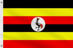 Drapeau Ouganda 90 x 150 cm