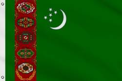 Drapeau Turkménistan 90 x 150 cm