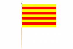 Drapeau avec Hampe Catalogne 30 x 45 cm