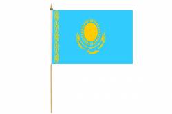 Drapeau avec Hampe Kazakhstan 30 x 45 cm