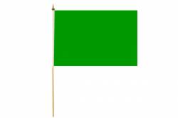 Drapeau avec Hampe Libye Ancien Vert 30 x 45 cm