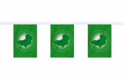 Guirlande 9 mtres de 30 Drapeaux 15 x 22.5 cm Afrique Union