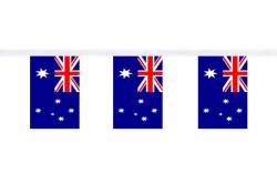 Guirlande 9 mtres de 30 Drapeaux 15 x 22.5 cm Australie