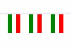 Guirlande 9 mtres de 30 Drapeaux 15 x 22.5 cm Hongrie