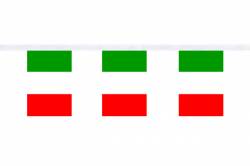 Guirlande 9 mtres de 30 Drapeaux 15 x 22.5 cm Italie