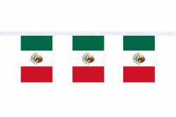 Guirlande 9 mtres de 30 Drapeaux 15 x 22.5 cm Mexique
