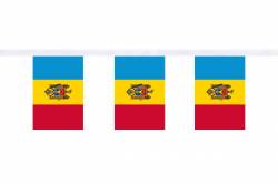 Guirlande 9 mtres de 30 Drapeaux 15 x 22.5 cm Moldavie