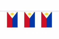 Guirlande 9 mtres de 30 Drapeaux 15 x 22.5 cm Philippines