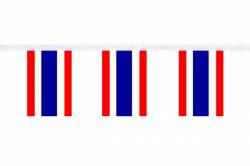 Guirlande 9 mtres de 30 Drapeaux 15 x 22.5 cm Thalande