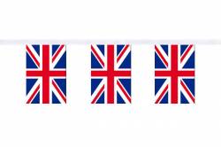 Guirlande 9 mtres de 30 Drapeaux 15 x 22.5 cm Union Jack