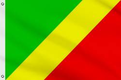 Drapeau Congo Brazzaville 60 x 90 cm