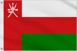 Drapeau Oman 60 x 90 cm