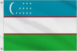 Drapeau Ouzbkistan 60 x 90 cm