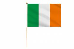 Drapeau avec Hampe Rpublique d'Irlande 30 x 45 cm